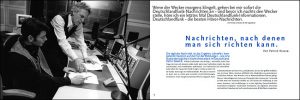 Imagebroschüre Doppelseite Deutschlandradio