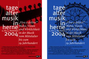 Plakate (Entwurf) Westdeutscher Rundfunk und Stadt Herne