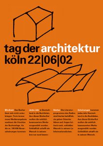 Plakat (Entwurf) Architektenkammer NRW