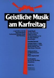 Plakat DIN A2 Westdeutscher Rundfunk
